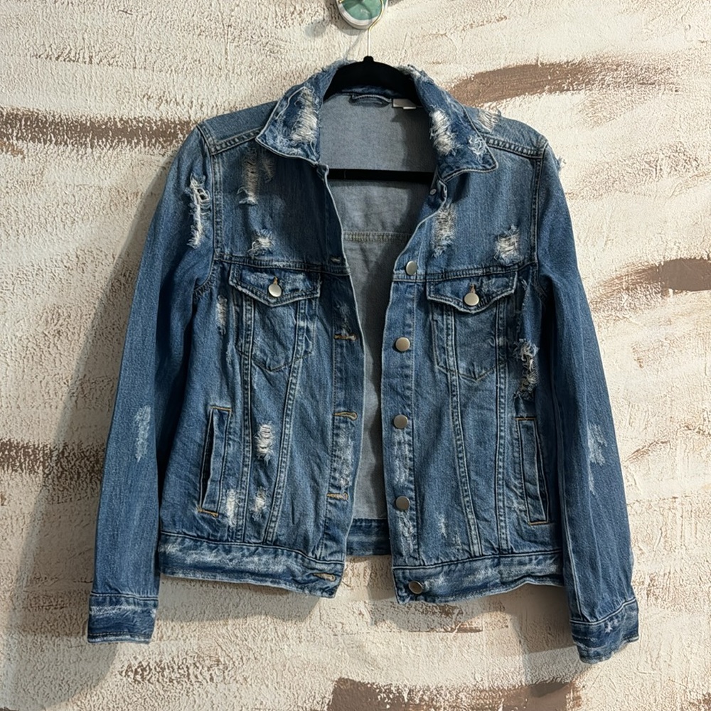 BP Ripped Denim Jacket